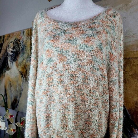 NEW with Tag OLIVIA sky knitted sweater size L - Picture 1 of 12